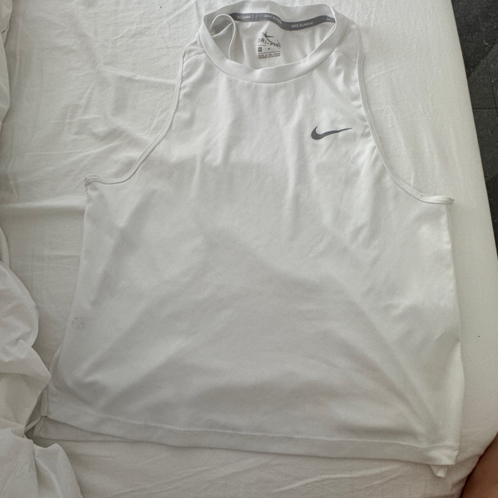 Nike White Athletic Tank